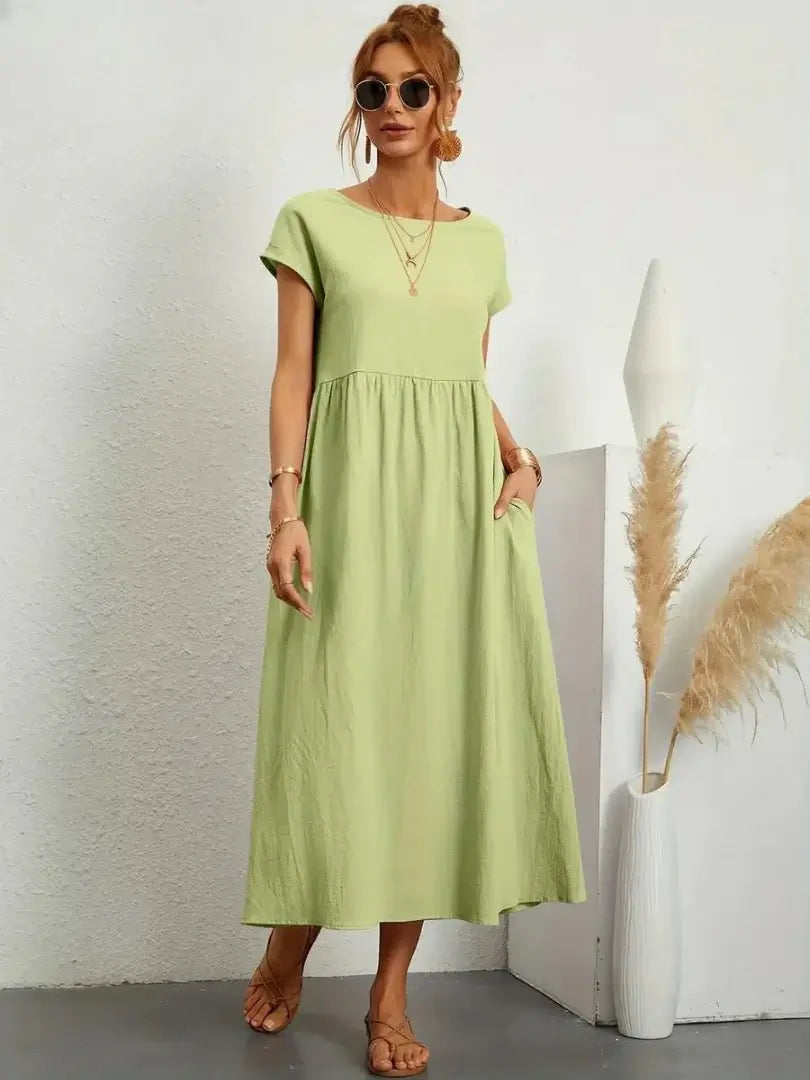 Hazel - rochie midi cu buzunare — imagine 24