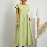 Hazel - rochie midi cu buzunare — imagine 24