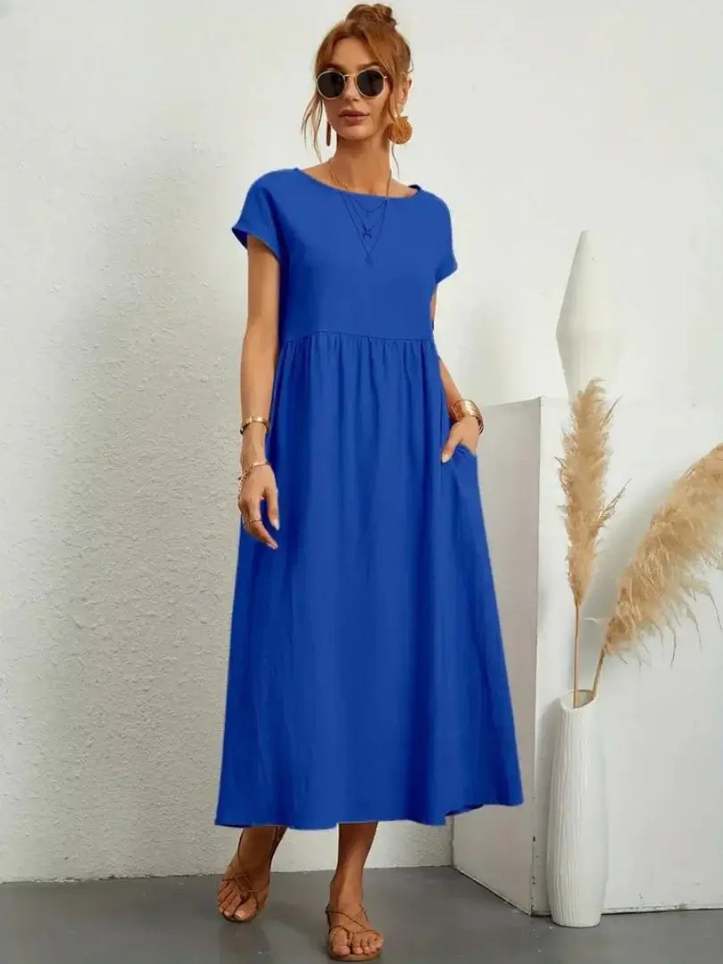 Hazel - rochie midi cu buzunare — imagine 27