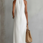 Heidi - rochie midi fără mâneci cu detalii din dantelă — imagine 2