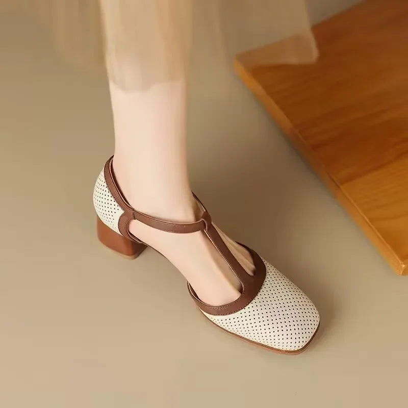 Helene - pantofi eleganți pentru femei cu toc mediu — imagine 4