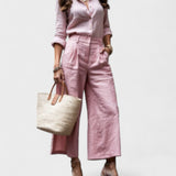 Holly - un set roz, casual și elegant — imagine 1