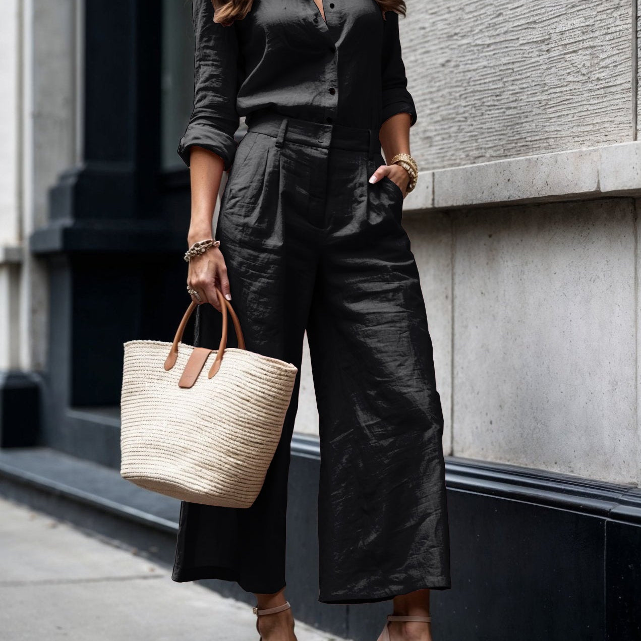 Holly - un set roz, casual și elegant — imagine 6