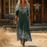 Holly - rochie casual cu mânecă lungă, cu inspirație retro — imagine 1