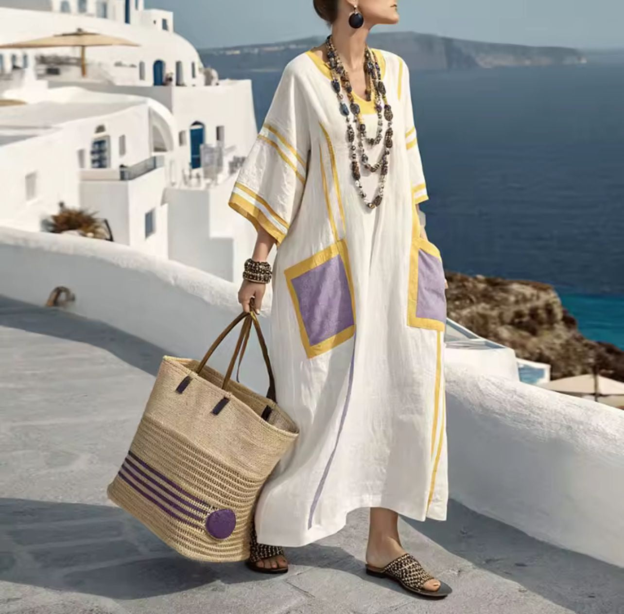 Iris - rochie lungă elegantă de plajă — imagine 5
