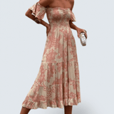 Isabella - rochie midi cu umerii goi — imagine 1