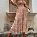 Isabella - rochie midi cu umerii goi — imagine 2