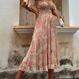 Isabella - rochie midi cu umerii goi — imagine 2