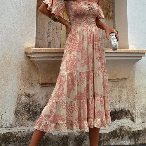 Isabella - rochie midi cu umerii goi — imagine 2