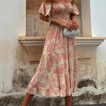 Isabella - rochie midi cu umerii goi — imagine 4