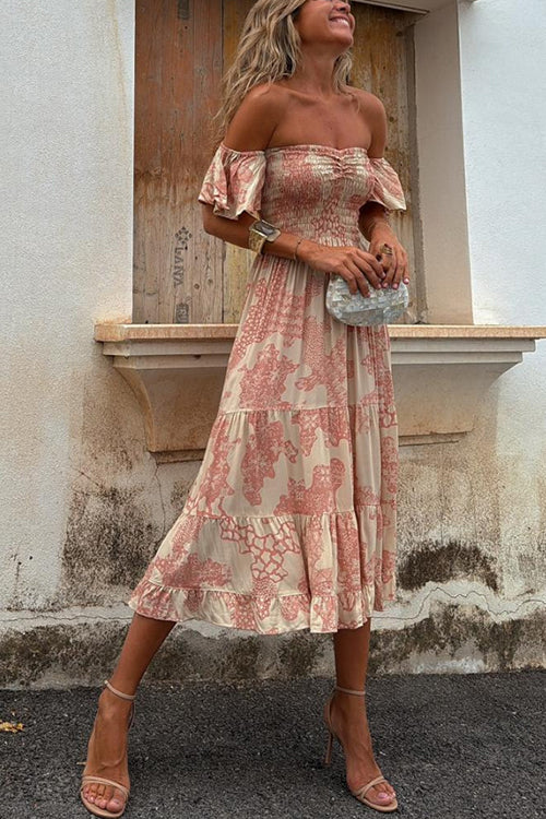 Isabella - rochie midi cu umerii goi — imagine 4