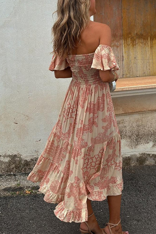 Isabella - rochie midi cu umerii goi — imagine 5