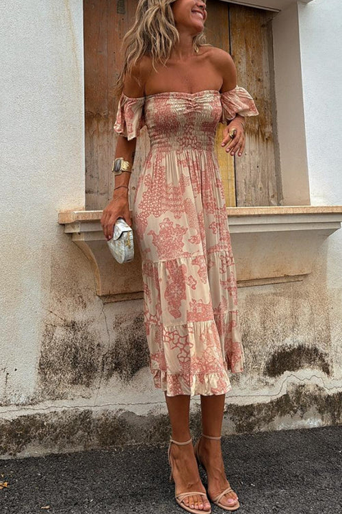 Isabella - rochie midi cu umerii goi — imagine 6