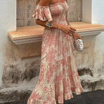 Isabella - rochie midi cu umerii goi — imagine 7
