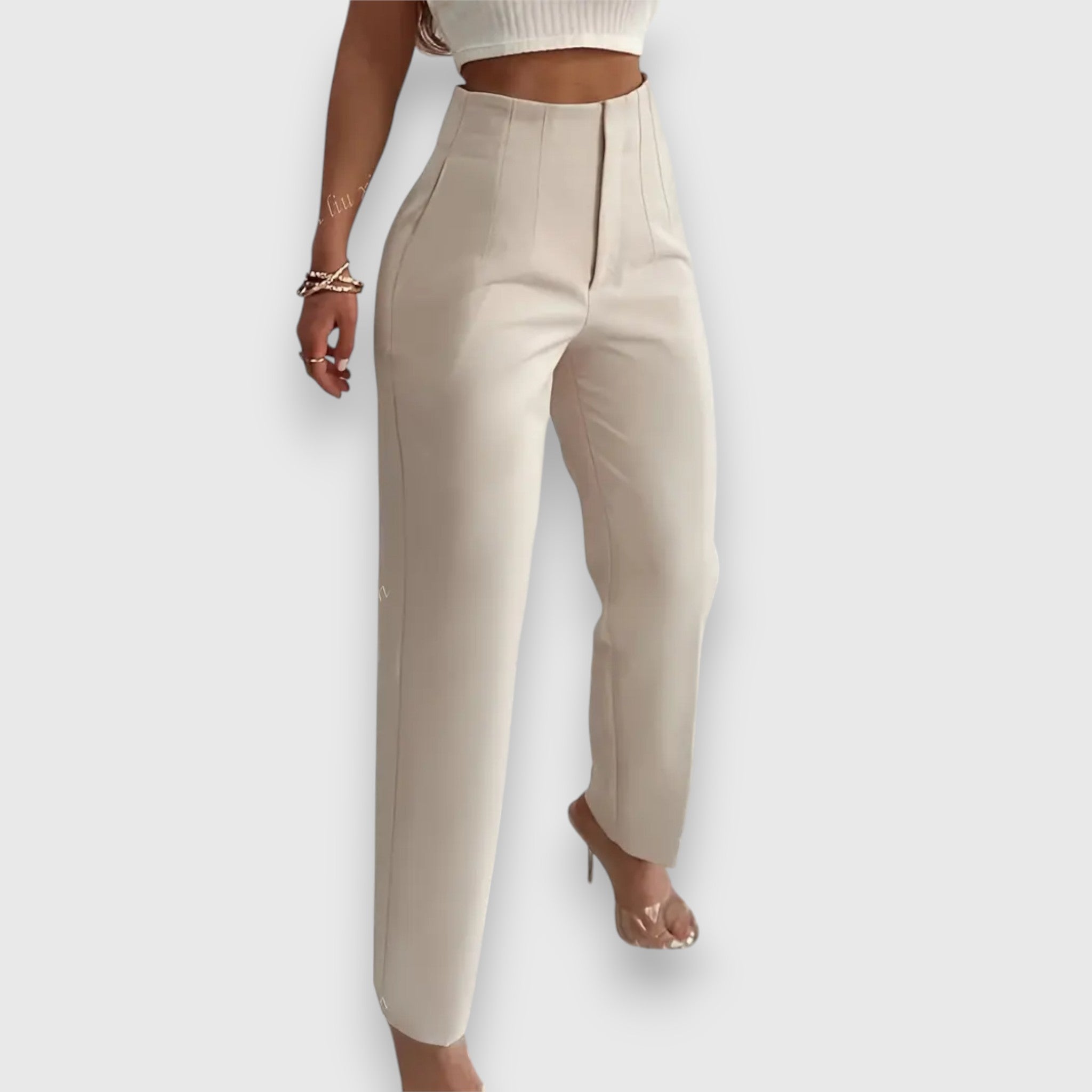 Ivy - pantaloni de damă cu talie înaltă — imagine 1