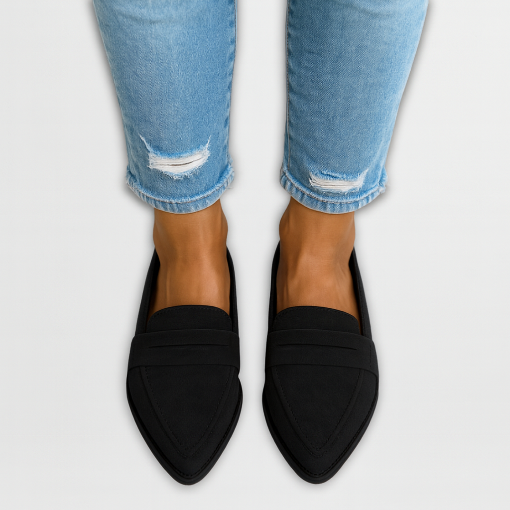 Ivy - mocasini din piele întoarsă — imagine 2