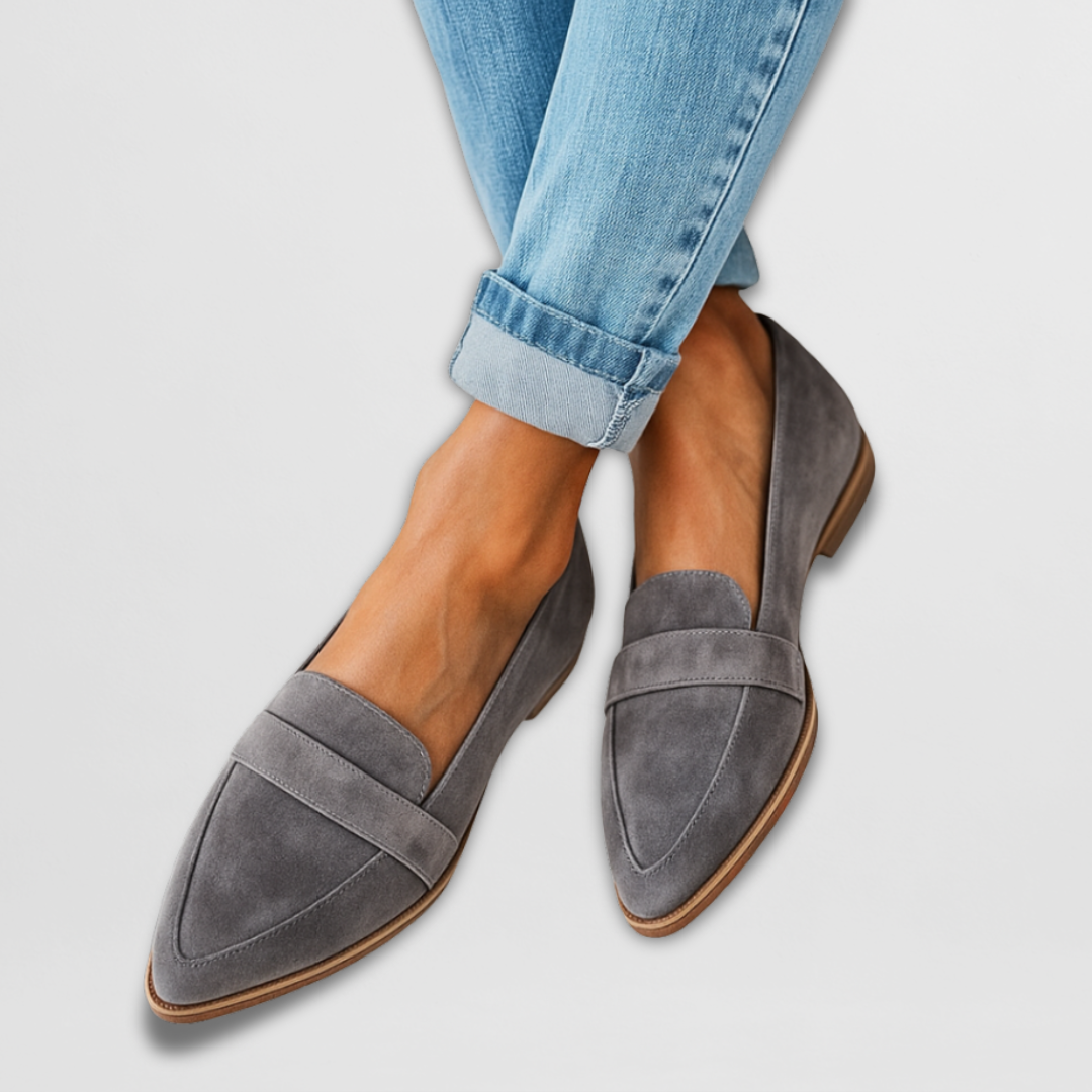 Ivy - mocasini din piele întoarsă — imagine 6