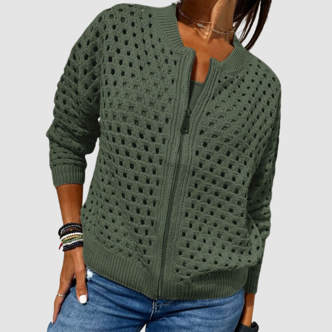 Cardigan tricotat premium Jade — imagine 3