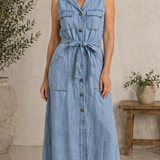 Jamie - rochie din denim — imagine 4