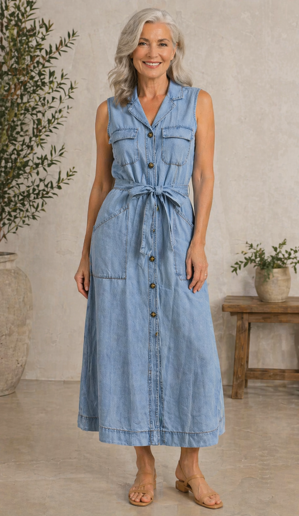 Jamie - rochie din denim — imagine 4