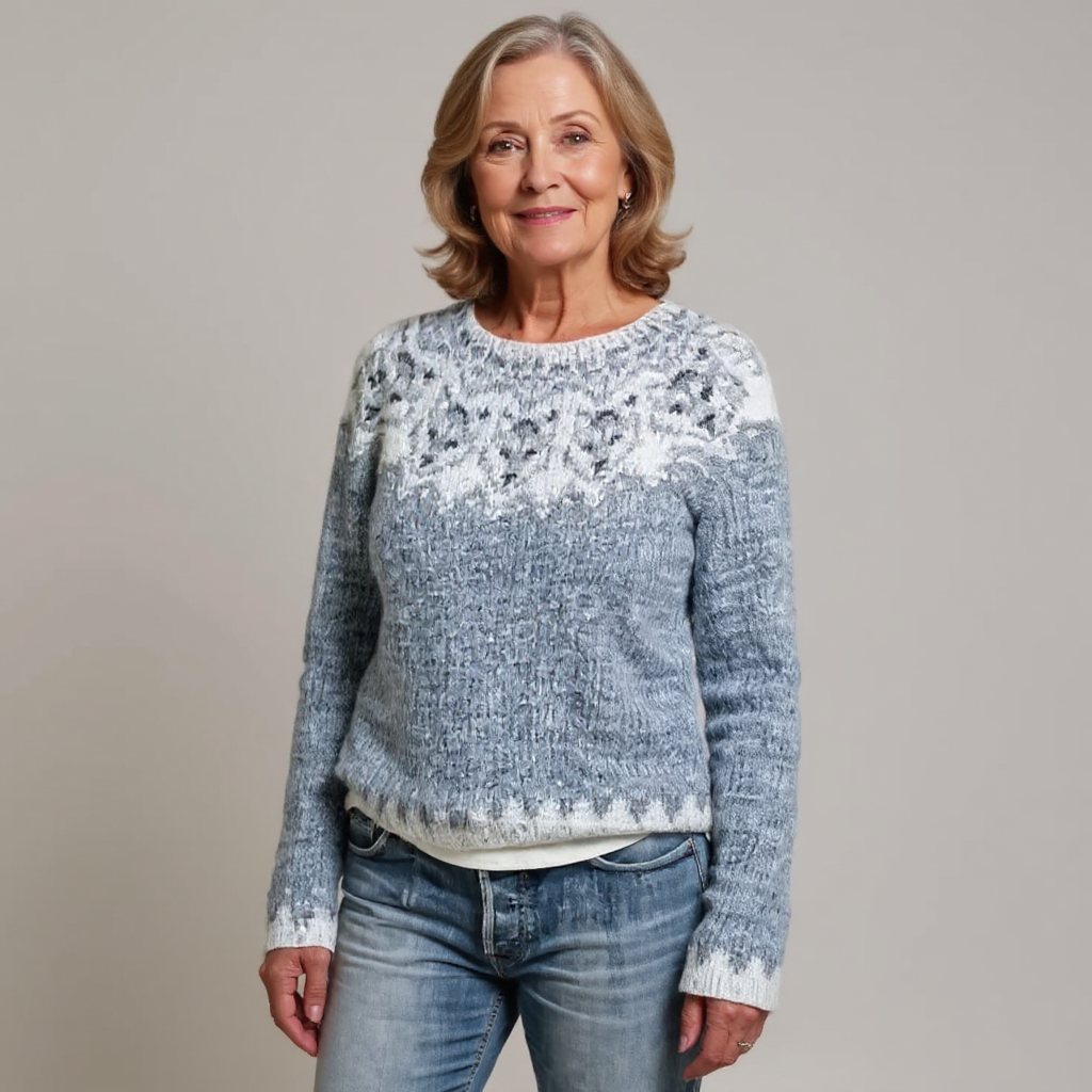 Jamie - Pulover retro tricotat — imagine 2