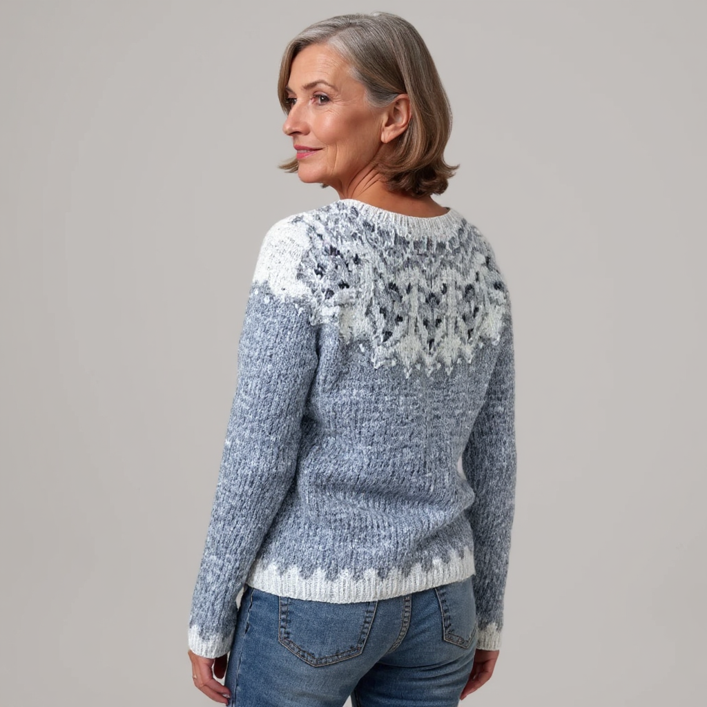 Jamie - Pulover retro tricotat — imagine 3