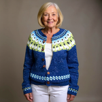 Janet - Cardigan islandez retro — imagine 1