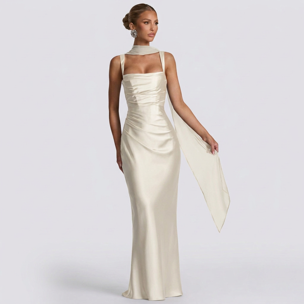 Jennifer - rochie maxi elegantă — imagine 3