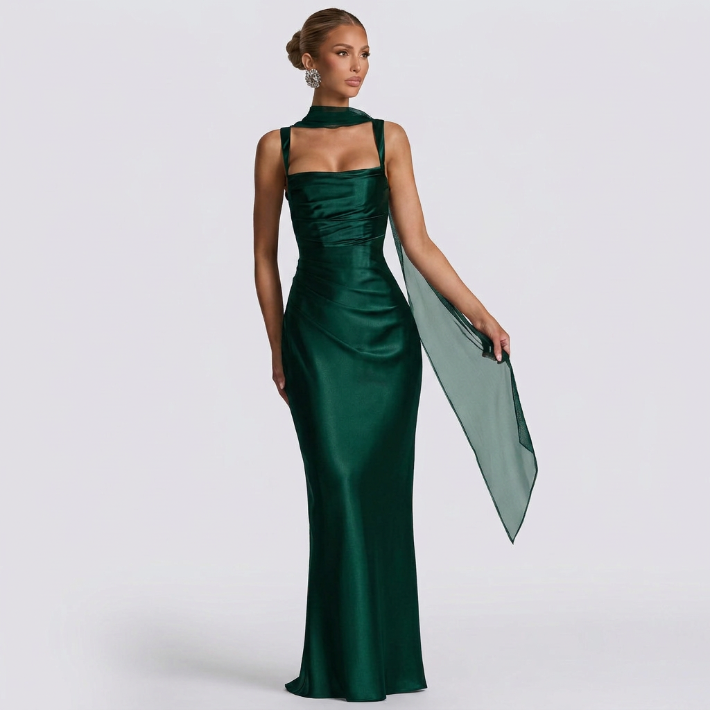 Jennifer - rochie maxi elegantă — imagine 6