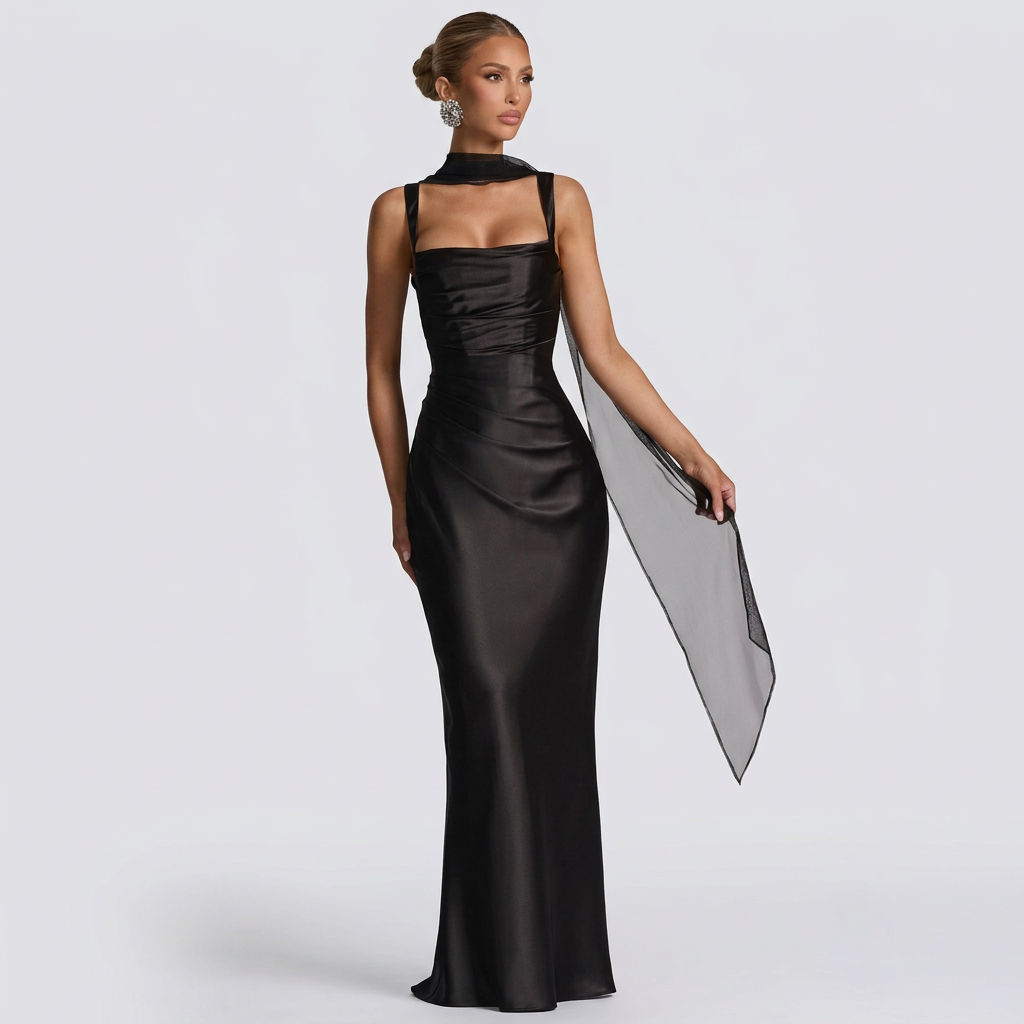 Jennifer - rochie maxi elegantă — imagine 8