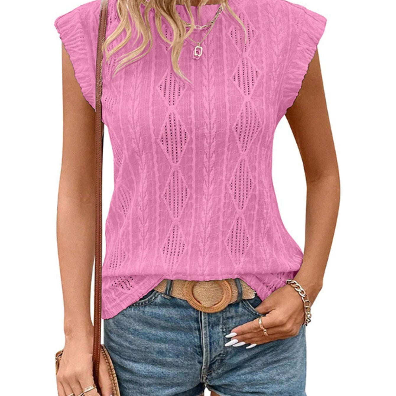 Jennifer - tricou elegant din tricot ușor pentru femei — imagine 4