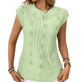 Jennifer - tricou elegant din tricot ușor pentru femei — imagine 5