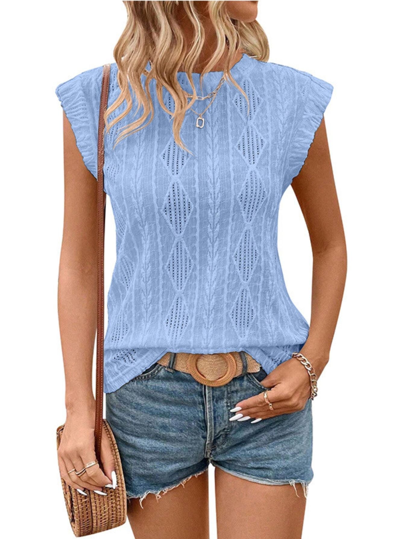 Jennifer - tricou elegant din tricot ușor pentru femei — imagine 7