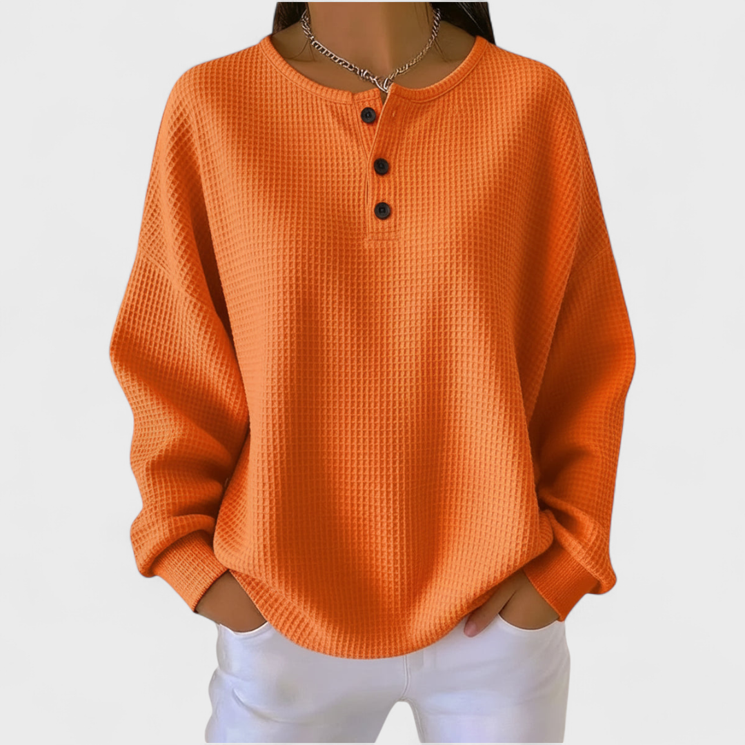 Jennifer – Pulover tricotat cu textură moale — imagine 1