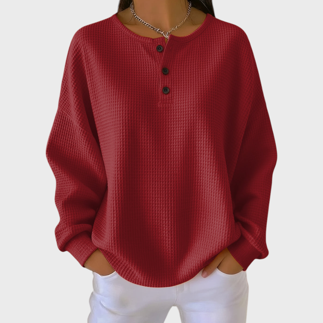 Jennifer – Pulover tricotat cu textură moale — imagine 3
