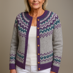 Jennifer - Cardigan islandez retro — imagine 1