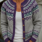 Jennifer - Cardigan islandez retro — imagine 2