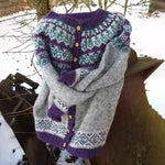 Jennifer - Cardigan islandez retro — imagine 3
