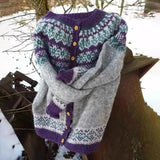 Jennifer - Cardigan islandez retro — imagine 3