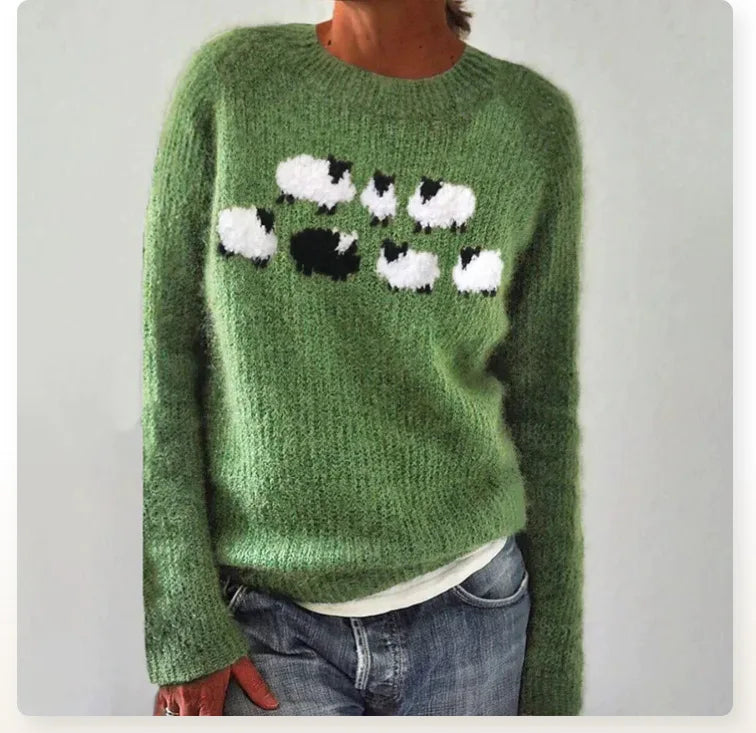 Jennifer - Pulover retro tricotat — imagine 1