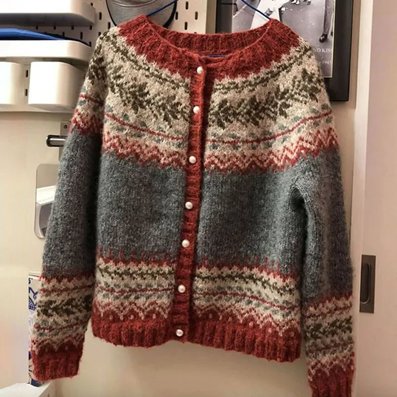 Jessica - Cardigan retro tricotat — imagine 1
