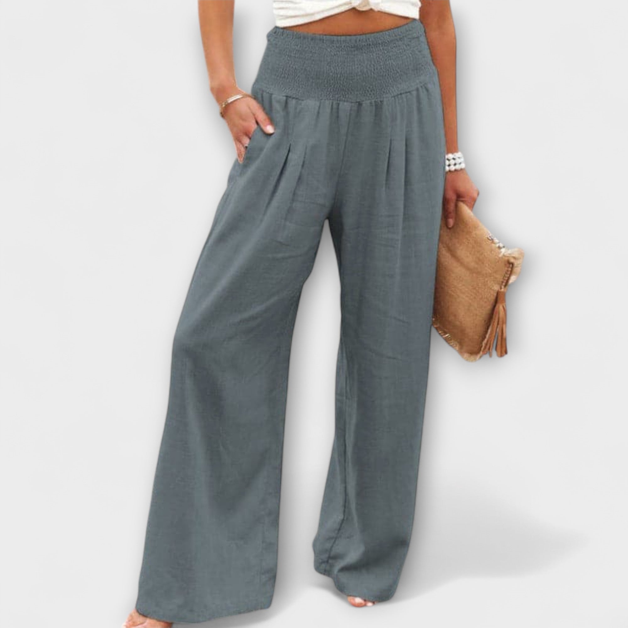 Jillian - pantaloni largi casual — imagine 6