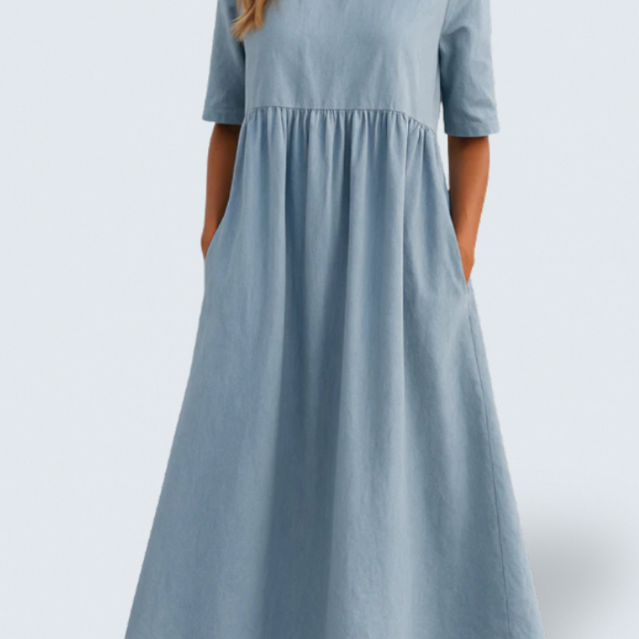 Jillian - rochie vaporoasă din bumbac — imagine 1