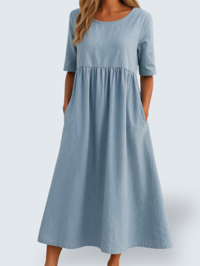 Jillian - rochie vaporoasă din bumbac — imagine 1