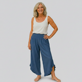 Josie - Pantaloni de in din bumbac — imagine 2