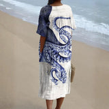 Rochie inspirată de ocean - Joyce — imagine 2