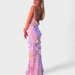 Julia - rochie lungă cu volane — imagine 1