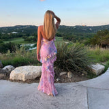 Julia - rochie lungă cu volane — imagine 2