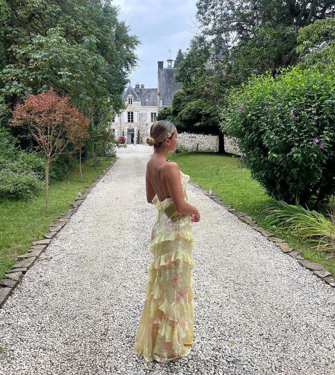 Julia - rochie lungă cu volane — imagine 6