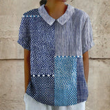 Juliette - bluză cu model patchwork — imagine 1